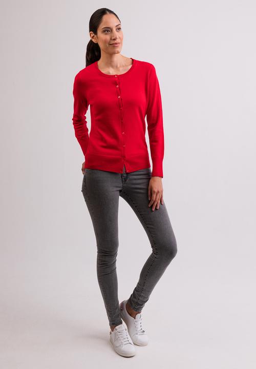 Actual product image Cash-Mere Kaschmir Cardigan Rundhals (XS, L, XL)
