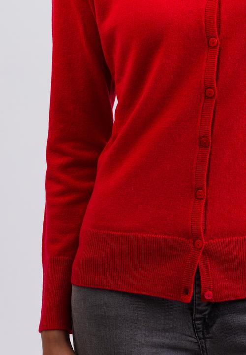 Actual product image Cash-Mere Kaschmir Cardigan Rundhals (XS, L, XL)