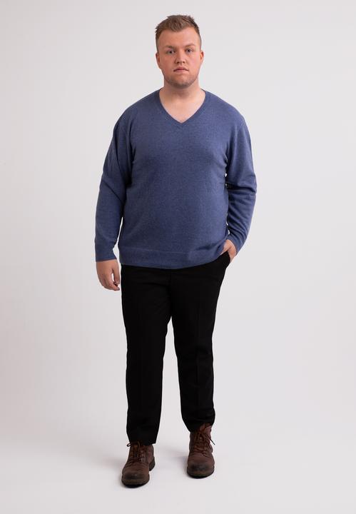 Actual product image Cash-Mere Kaschmir V-Ausschnitt Pullover (4XL)