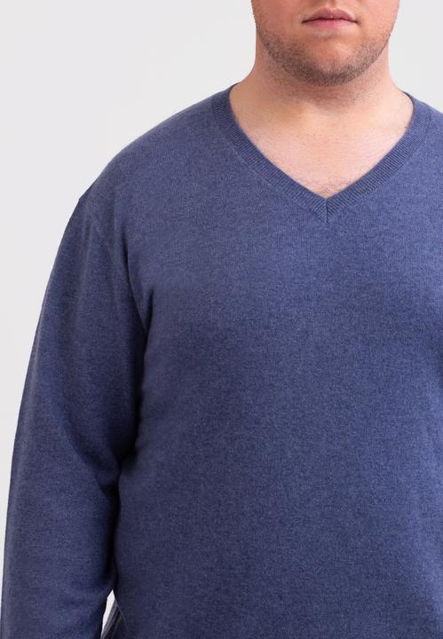 Actual product image Cash-Mere Kaschmir V-Ausschnitt Pullover (4XL)