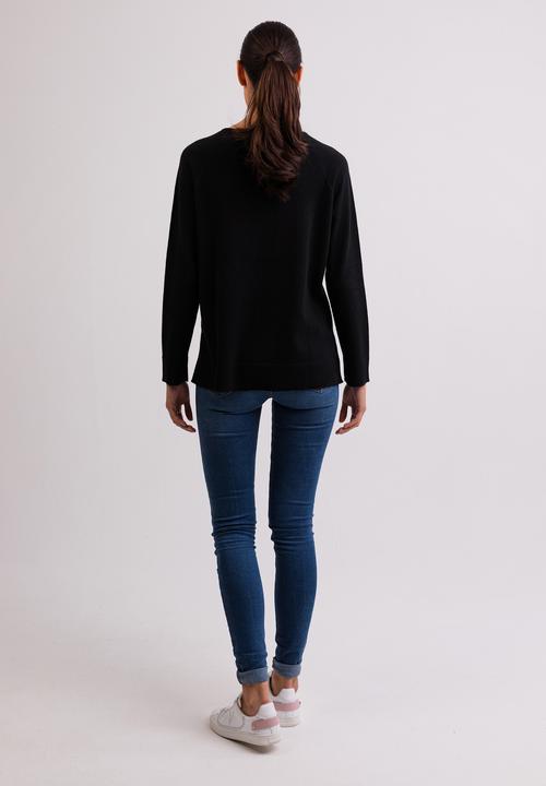 Produktbild Cash-Mere Kaschmir V-Ausschnitt Pullover mit Seitenschlitzen (M)