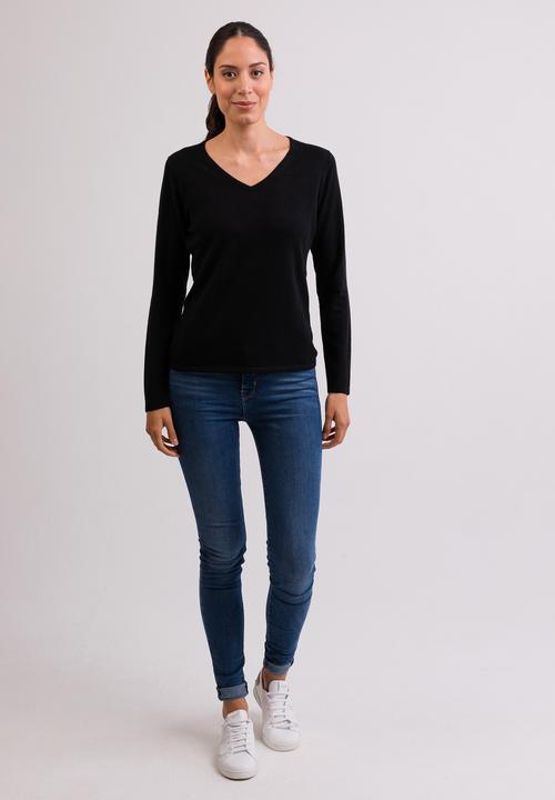 Actual product image Cash-Mere Kaschmir V-Ausschnitt Pullover (XXL)