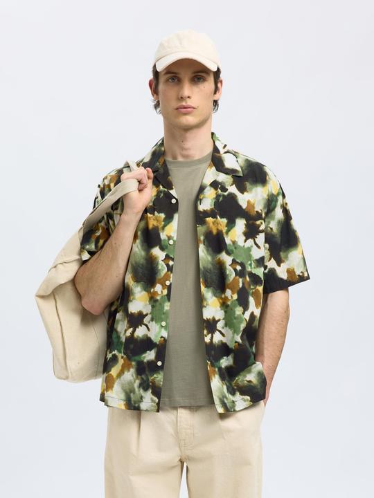 Produktbild Selected Homme Print Kurzarmhemd (S)