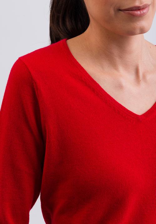 Image du produit Cash-Mere Kaschmir V-Ausschnitt Pullover (XL)