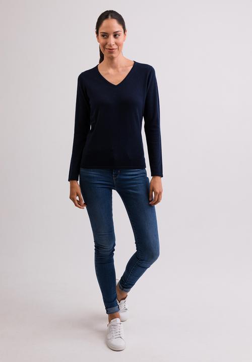 Actual product image Cash-Mere Kaschmir V-Ausschnitt Pullover (XL)