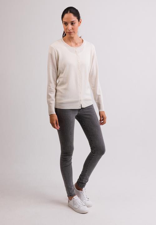 Actual product image Cash-Mere Kaschmir Cardigan Rundhals (L)