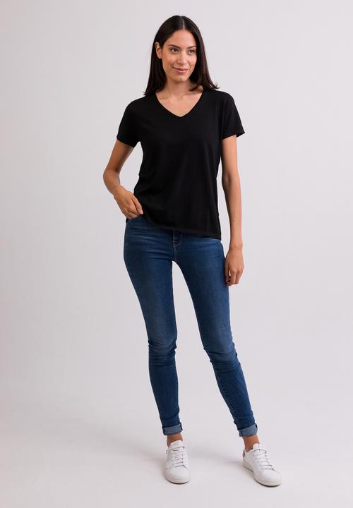Immagine prodotto Cash-Mere Kaschmir T-Shirt mit V-Ausschnitt (L)