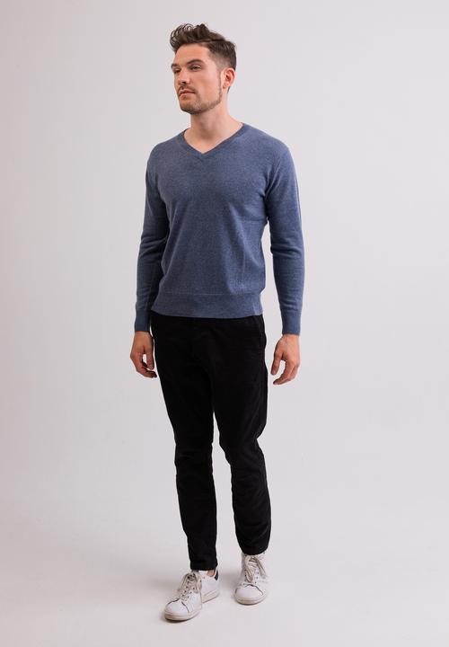 Actual product image Cash-Mere Kaschmir V-Ausschnitt Pullover (XXL)