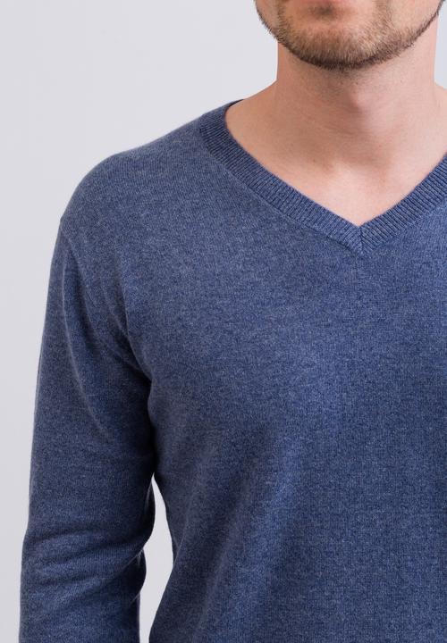 Actual product image Cash-Mere Kaschmir V-Ausschnitt Pullover (XXL)