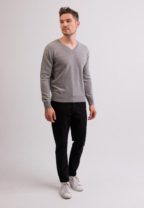 Actual product image Cash-Mere Kaschmir V-Ausschnitt Pullover (XXL)