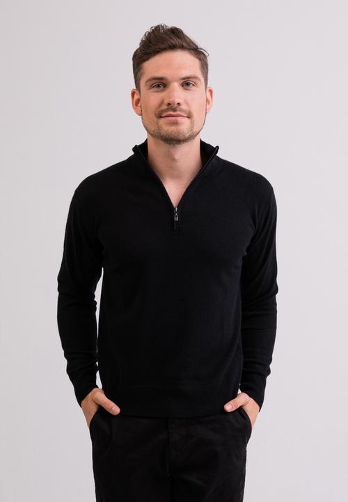 Cash-Mere Kaschmir Stehkragen Pullover