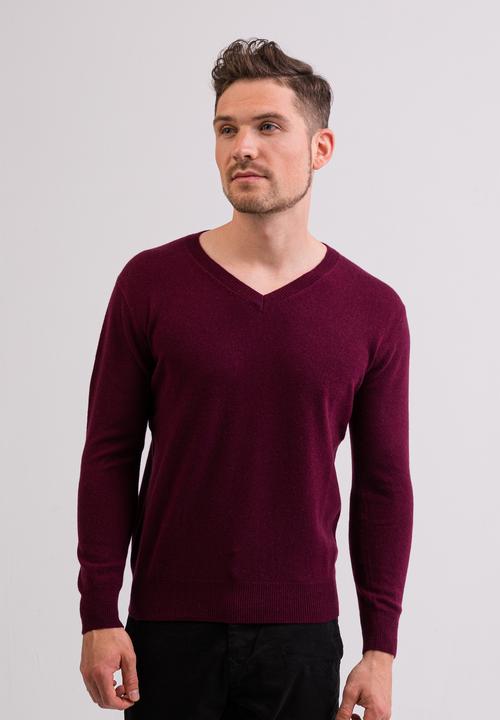 Cash-Mere Kaschmir V-Ausschnitt Pullover