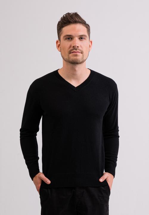 Cash-Mere Kaschmir V-Ausschnitt Pullover