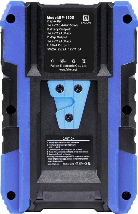 Actual product image Fxlion Cool Black 150 Wh, V-Mount (Camera battery)