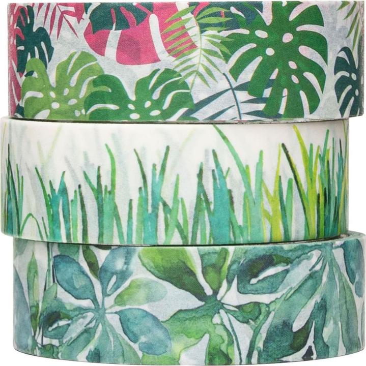 Produktbild Colorations Washi Tape Plants 3 Rollen, 5mtr.