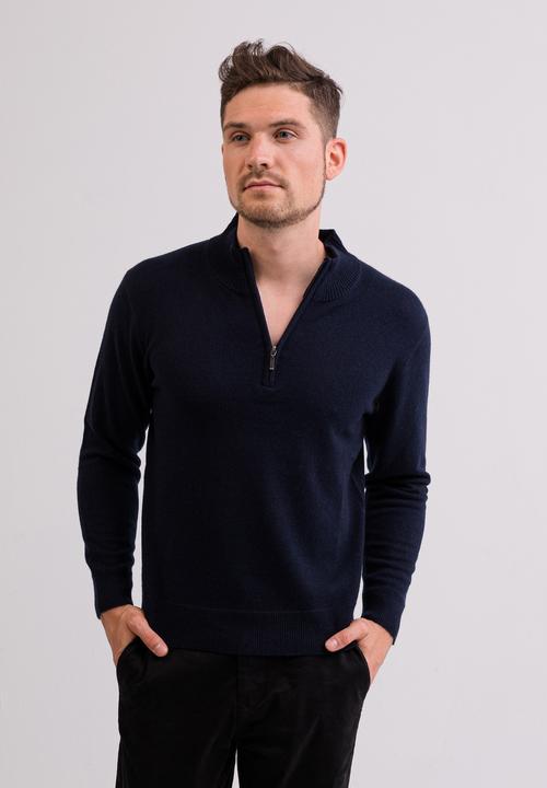 Cash-Mere Kaschmir Stehkragen Pullover