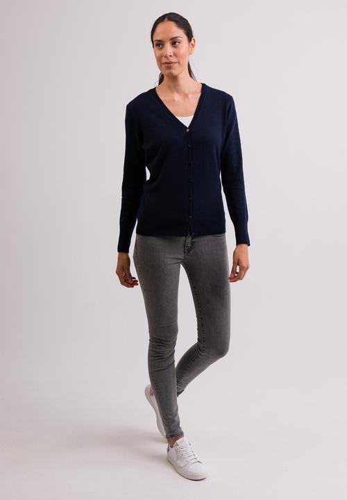 Actual product image Cash-Mere Kaschmir Cardigan V-Ausschnitt (XL)