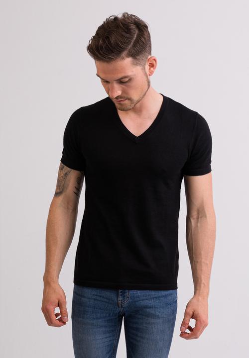 Immagine prodotto Cash-Mere Kaschmir T-Shirt mit V-Ausschnitt (M)