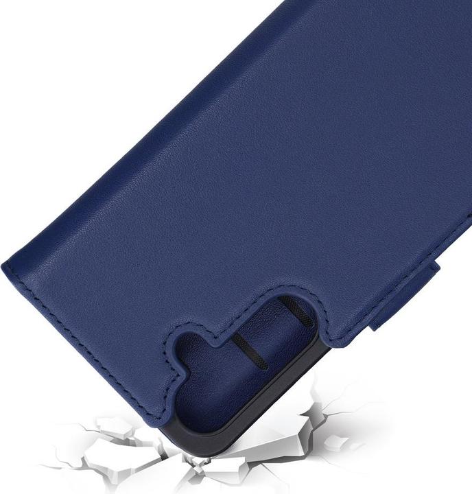 Produktbild Mobiparts Leather Wallet Case Samsung Galaxy S25 Blue (Samsung Galaxy S25)
