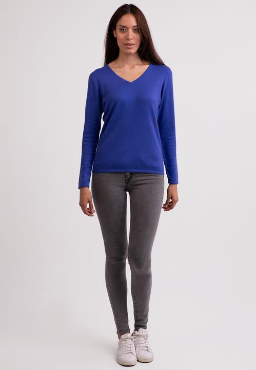 Produktbild Cash-Mere Seide Kaschmir V-Ausschnitt Pullover (XXL)