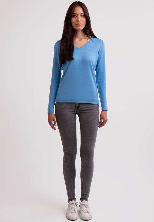 Produktbild Cash-Mere Seide Kaschmir V-Ausschnitt Pullover (XXL)