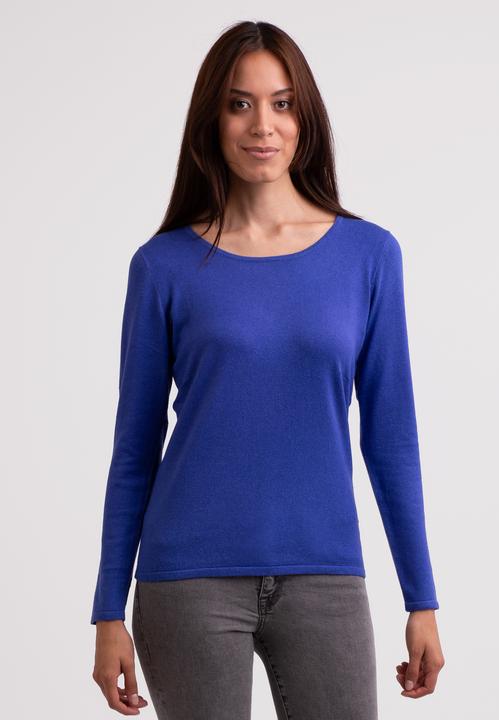 Cash-Mere Seide Kaschmir Rundhals Pullover