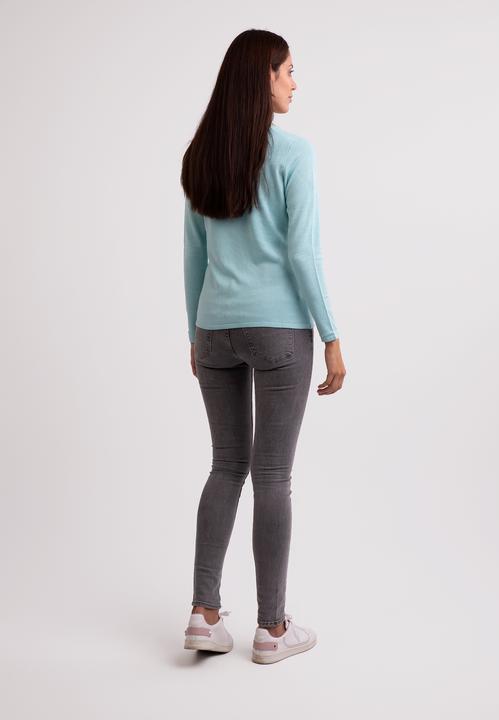 Actual product image Cash-Mere Seide Kaschmir Rundhals Pullover (XL)