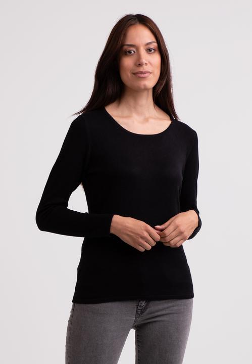 Cash-Mere Seide Kaschmir Rundhals Pullover