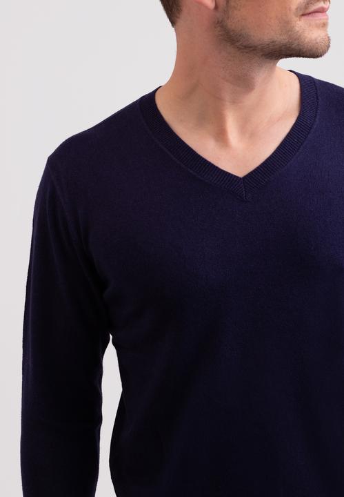 Actual product image Cash-Mere Kaschmir V-Ausschnitt Pullover (S)