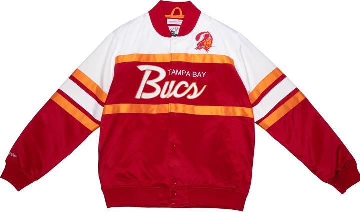Mitchell & Ness Heavyweight Satin Jacke - SCRIPT Tampa Bay Buccaneers - XXL (XXL)