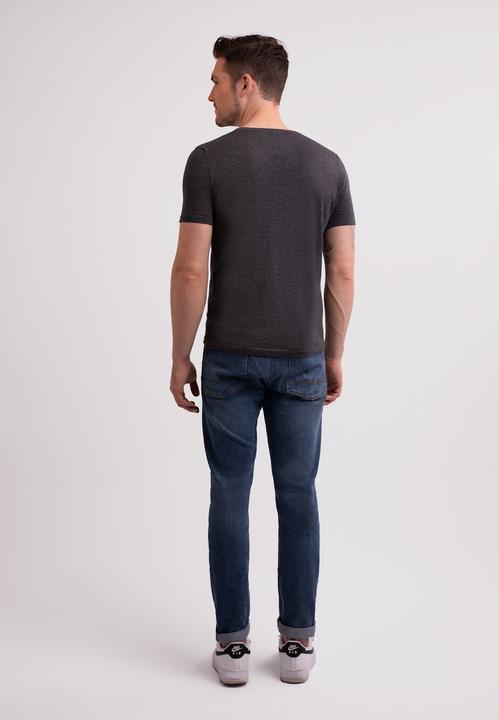 Actual product image Cash-Mere Kaschmir T-Shirt mit V-Ausschnitt (M)