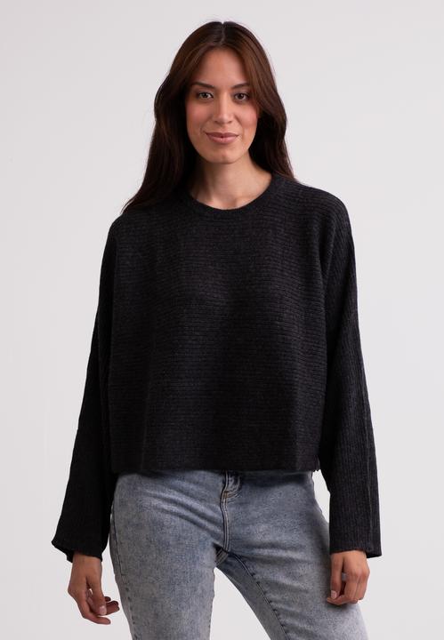 Cash-Mere Wolle Kaschmir Rundhals Pullover