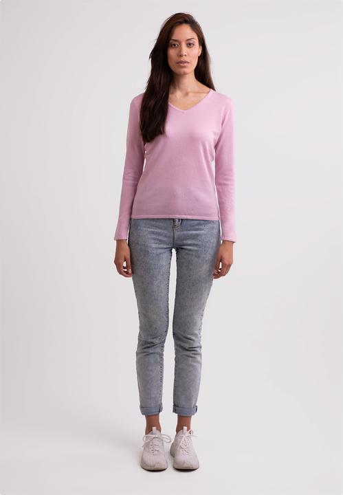 Actual product image Cash-Mere Recycled Cashmere V-Neck Sweater (M)