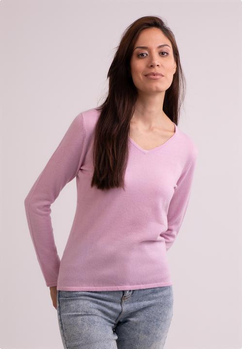 Actual product image Cash-Mere Recycled Cashmere V-Neck Sweater (M)