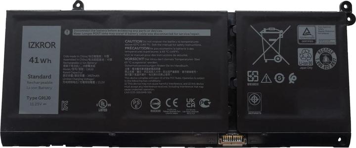 Produktbild Dell Battery PRI,41WHR,3C,LITH,SMP (3 Zellen, 3.60 mAh)
