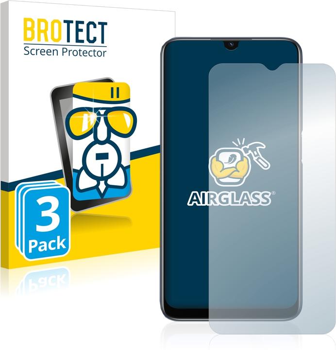 Image du produit BROTECT AirGlass Verre (3 pièce(s), Oppo A54s)
