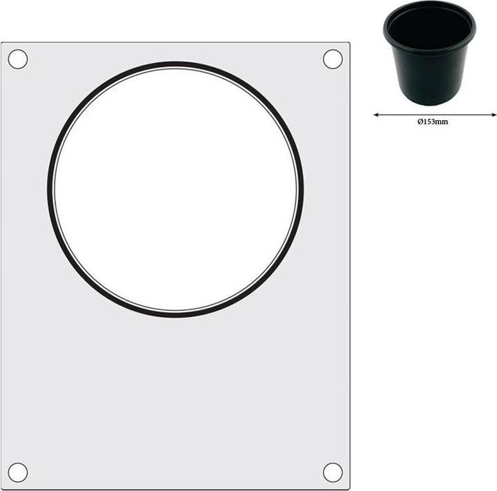 Image du produit Hendi Matrice pour machine à sceller. 2x 178x113 mm