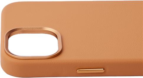 Produktbild Sohotree Hard-Cover Apfel-Leder Case Light Brown (Apple iPhone 13 Pro Max)