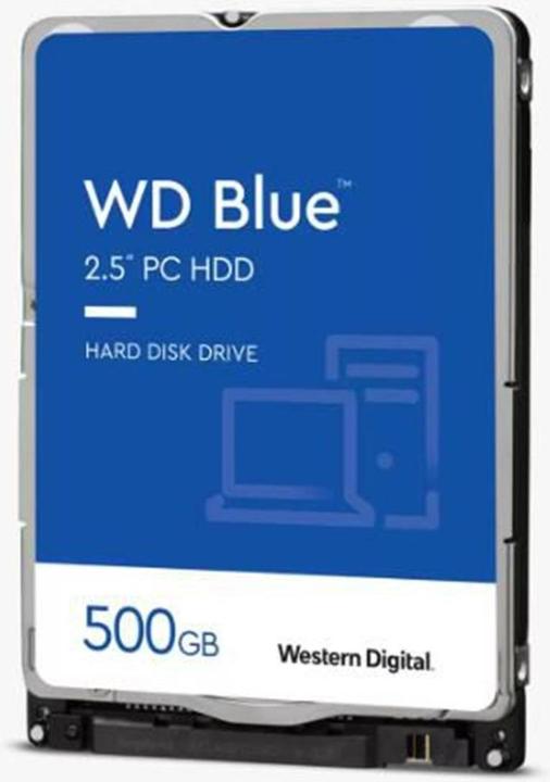 Actual product image WD Blue Mobile 500GB HDD SATA (0.50 TB, 2.5")