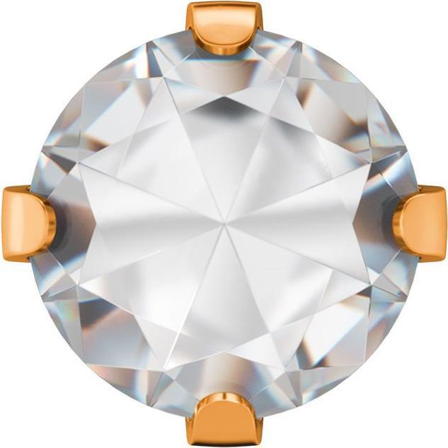 Actual product image Studex Sensitive stud earrings Tiffany Gold Zirconia 8 mm (Stainless steel)