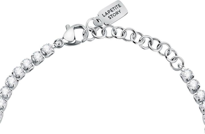 Actual product image La Petite Story Tennis Br Friendship Wh Cryst+ (16 cm, Stainless steel)