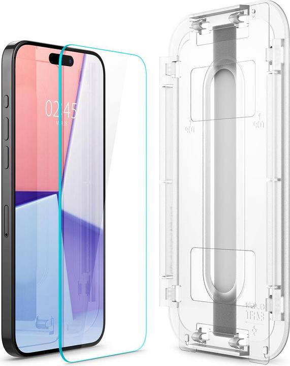 Image du produit Spigen Glas.TR EZ Fit (2 pièce(s), Apple iPhone 15 Pro)