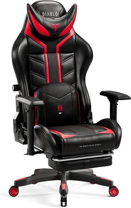 Actual product image Diablo Fotel Chairs X-RAY Normal Size L Czarno-czerwony