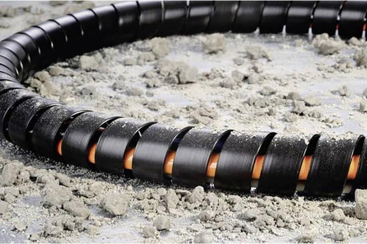 Actual product image HellermannTyton SPF20-PP-BK Spiral Hose Black 1 m (Cable spiral hose, 100 cm)