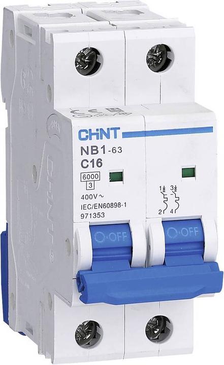 Produktbild Chint 179642 NB1L Leitungsschutzschalter 2polig 10 A