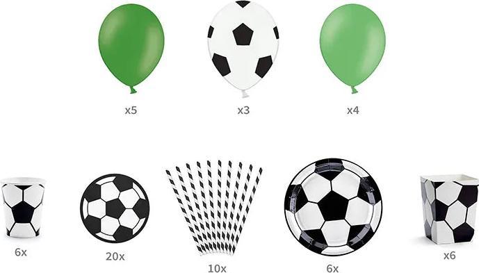 Produktbild Partydeco Fussball Set