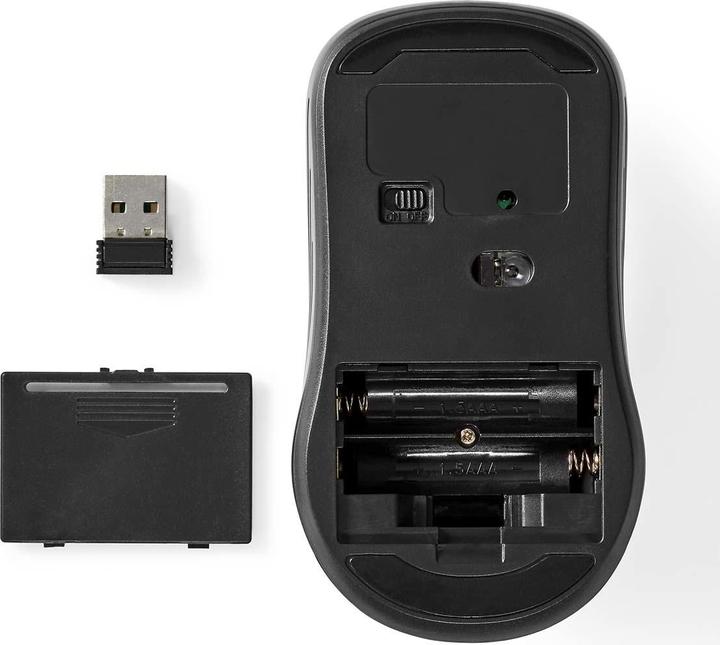 Image du produit Nedis Souris Sans fil 800 / 1200 / 1600 DPI Réglable DPI Nombre de boutons : 4 Ambidextre (Sans fil)