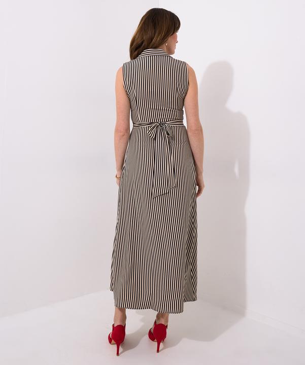 Produktbild Joe Browns Monochrome Striped Sleeveless Collared Midi Dress (16)