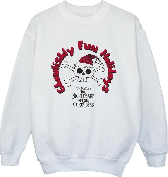 Actual product image Disney Boys The Nightmare Before Christmas Ghouishly Fun Holidays Sweatshirt (104)