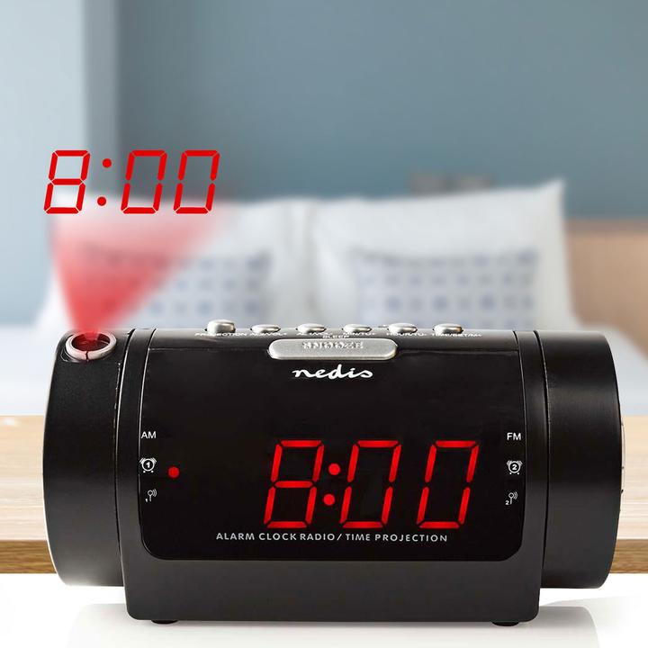 Actual product image Nedis Digital alarm clock radio